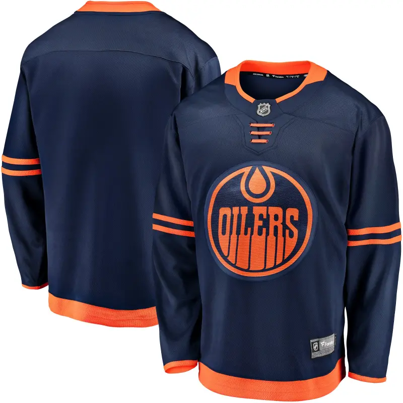edmonton oilers fanatics alternate breakaway jersey - mens