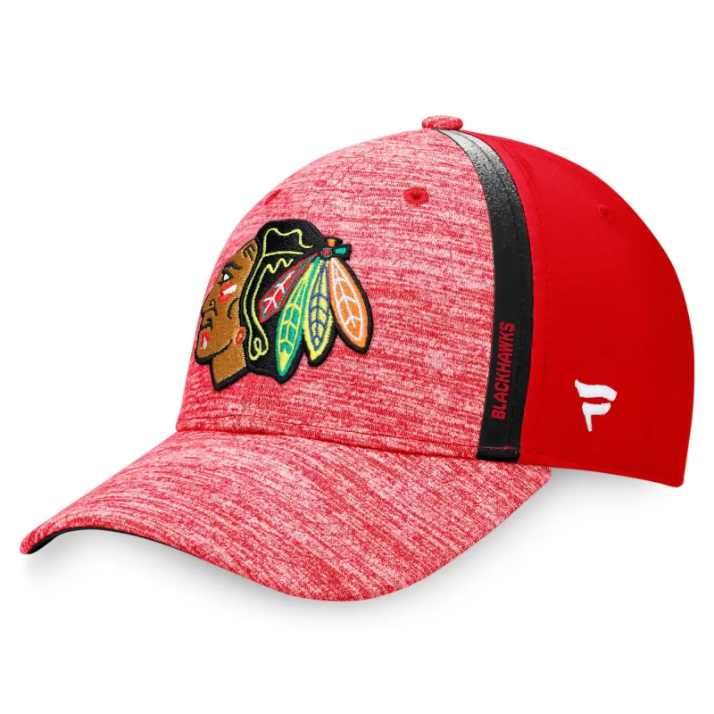 men8217s fanatics red chicago blackhawks defender flex hat