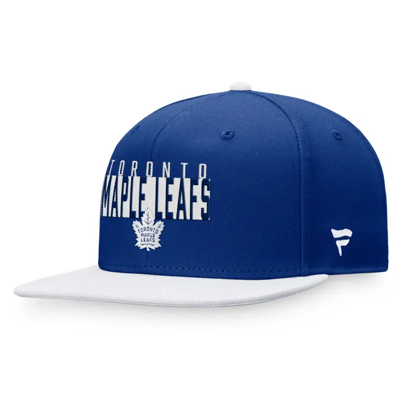 toronto maple leafs fundamental colour blocked snapback - mens