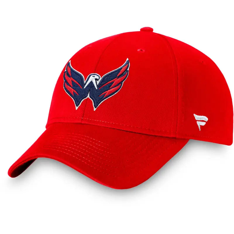 men8217s fanatics red washington capitals core adjustable hat