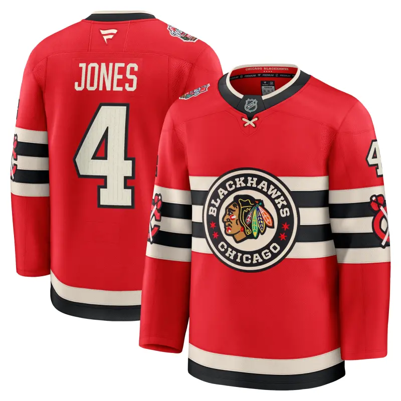 men8217s fanatics seth jones red chicago blackhawks 2025 nhl winter classic premium player jersey