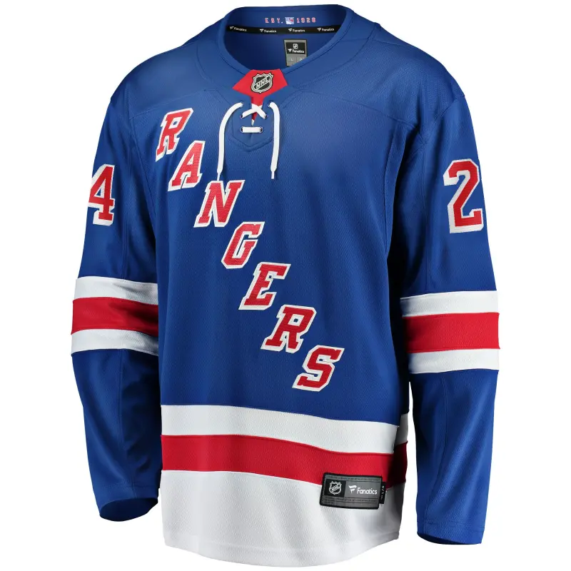 new york rangers fanatics home breakaway jersey - kaapo kakko - mens