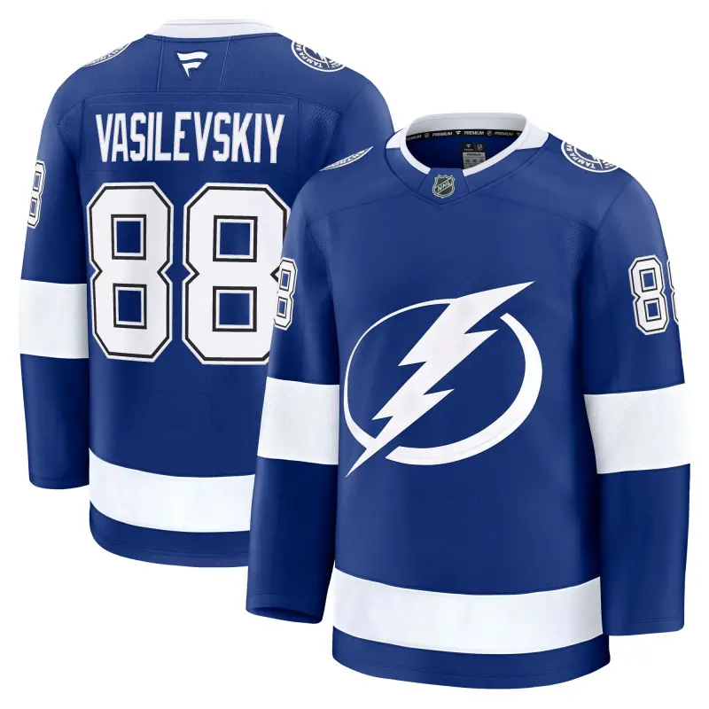 men8217s fanatics andrei vasilevskiy blue tampa bay lightning home premium jersey