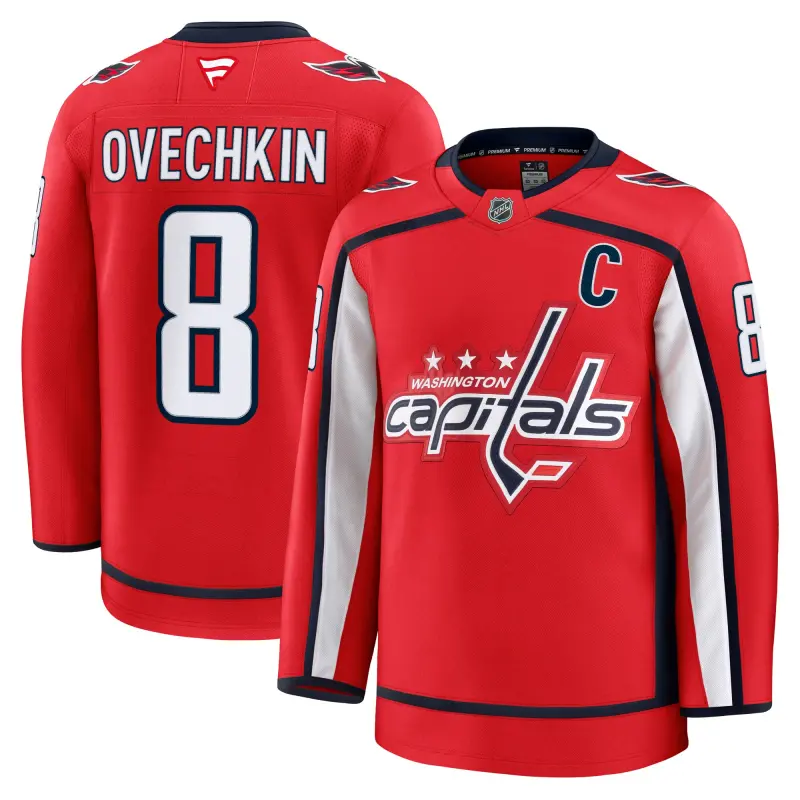 men8217s fanatics alexander ovechkin red washington capitals home premium jersey