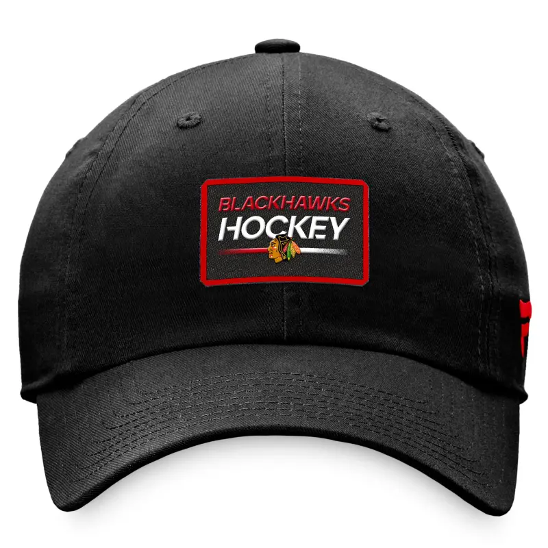chicago blackhawks pro prime graphic unstructured adjustable cap - unisex