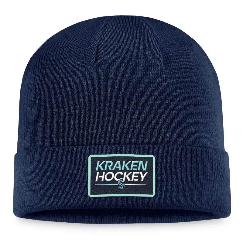 seattle kraken pro prime cuffed beanie - unisex