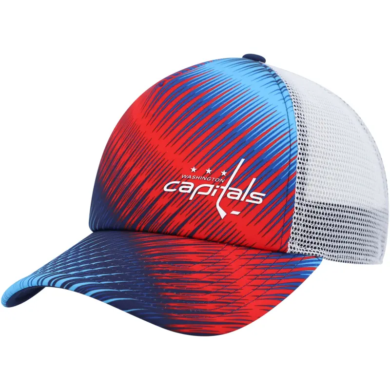 women8217s adidas bluewhite washington capitals graphic foam trucker snapback hat