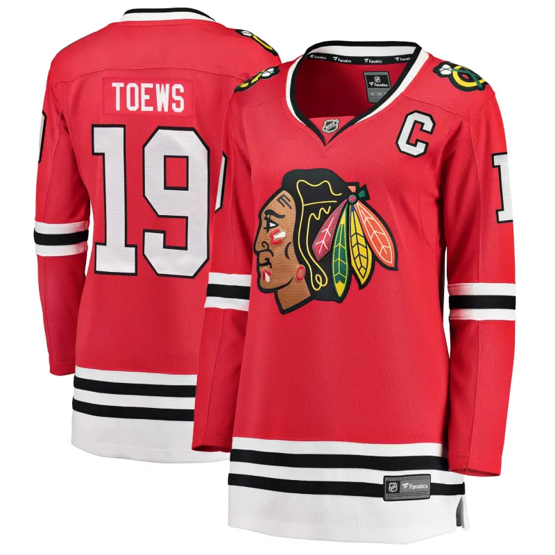 women8217s fanatics jonathan toews red chicago blackhawks home breakaway player jersey