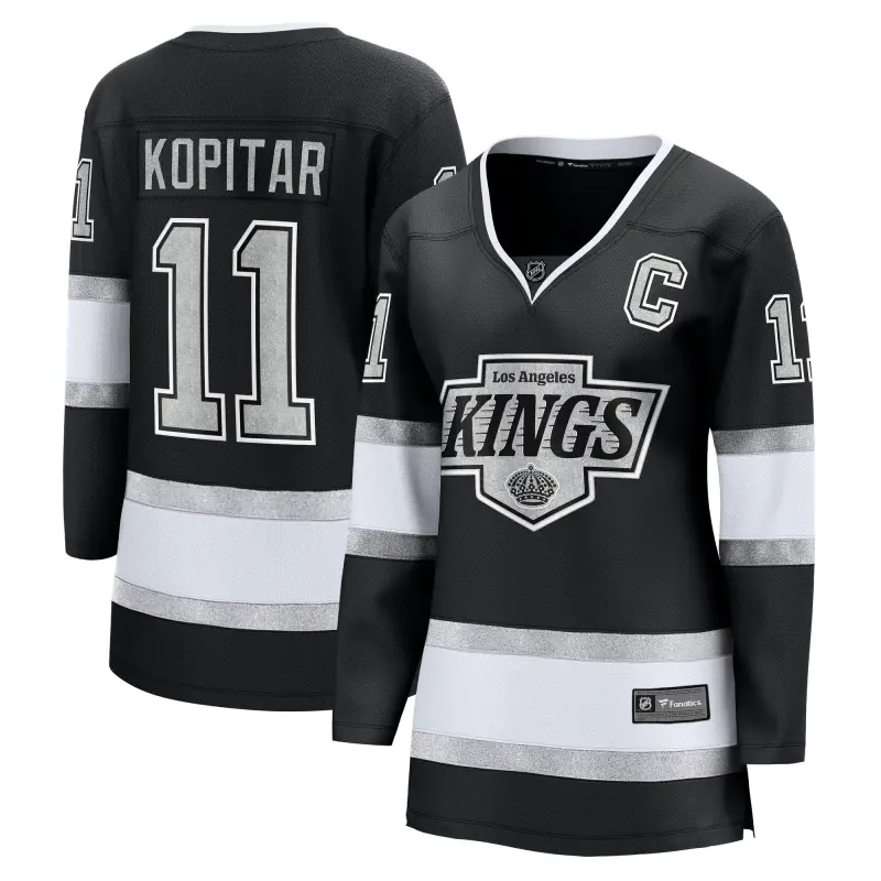 women8217s fanatics anze kopitar black los angeles kings home premier breakaway player jersey